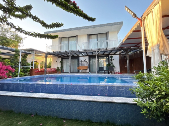 BLUE 8164 Kalkan Çavdır'da 4 Kişilik Kiralık Tatil Villası